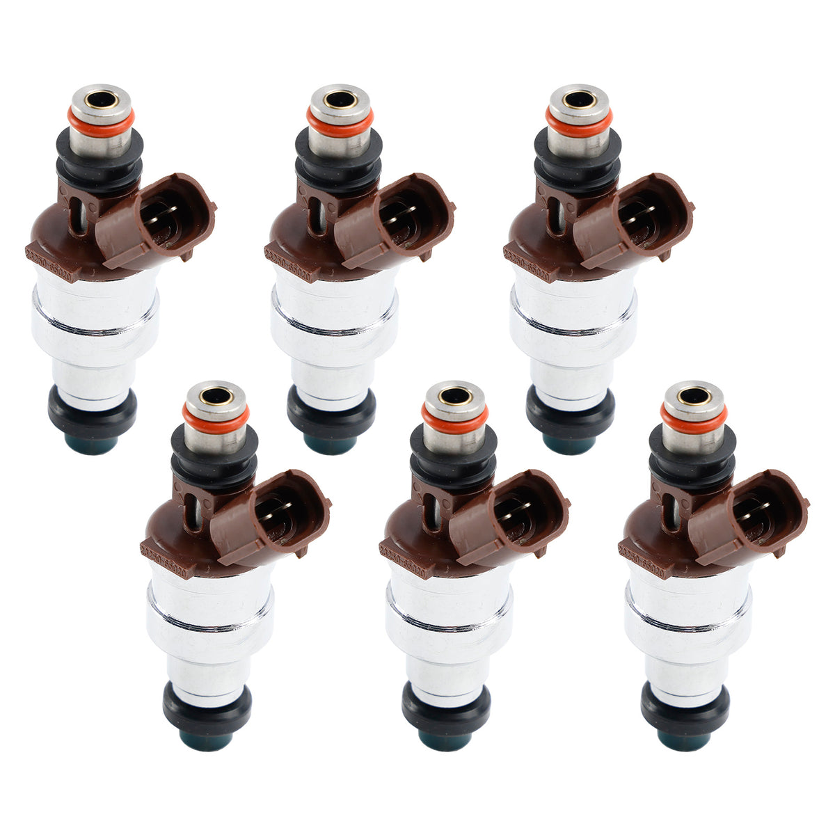Toyota 4Runner Pickup 1989-1995 3VZE 3.0L V6 23209-65020 6PCS Fuel Injectors