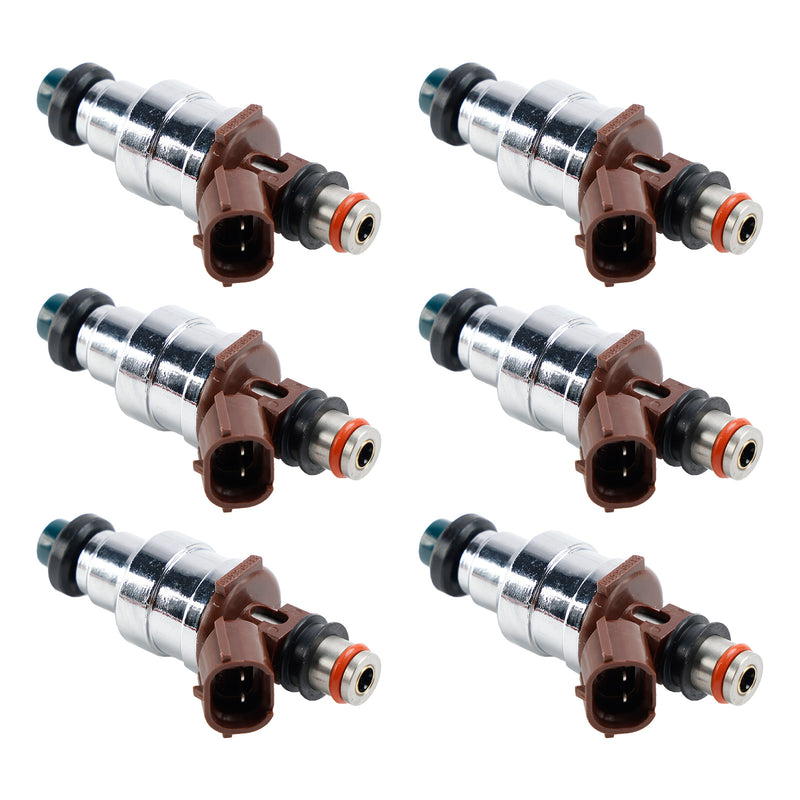 Toyota 4Runner Pickup 1989-1995 3VZE 3.0L V6 23209-65020 6PCS Fuel Injectors