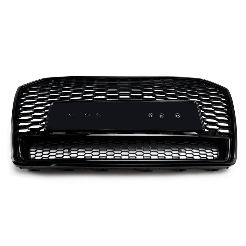 2016-2018 Audi A6 S6 C7 Black RS6 Style Honeycomb Mesh Front Grill