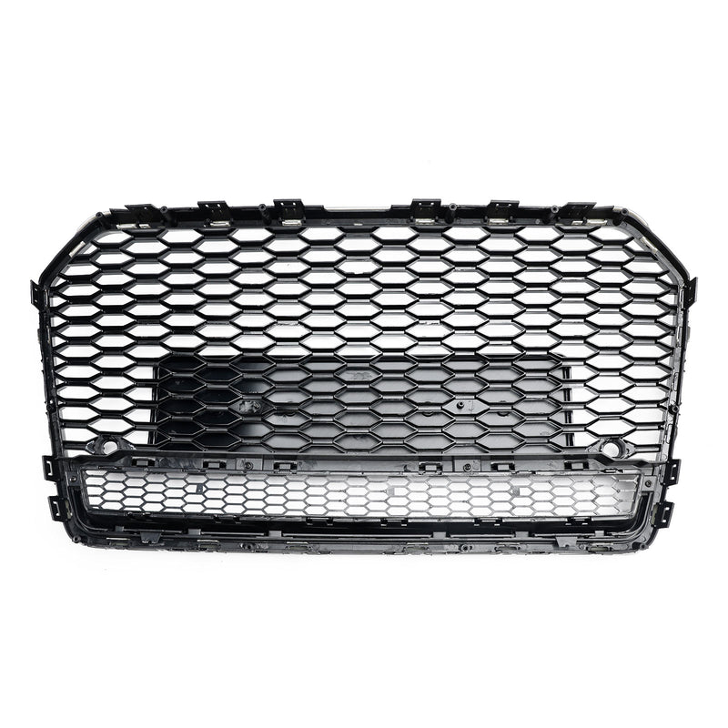 2016-2018 Audi A6 S6 C7 Black RS6 Style Honeycomb Mesh Front Grill