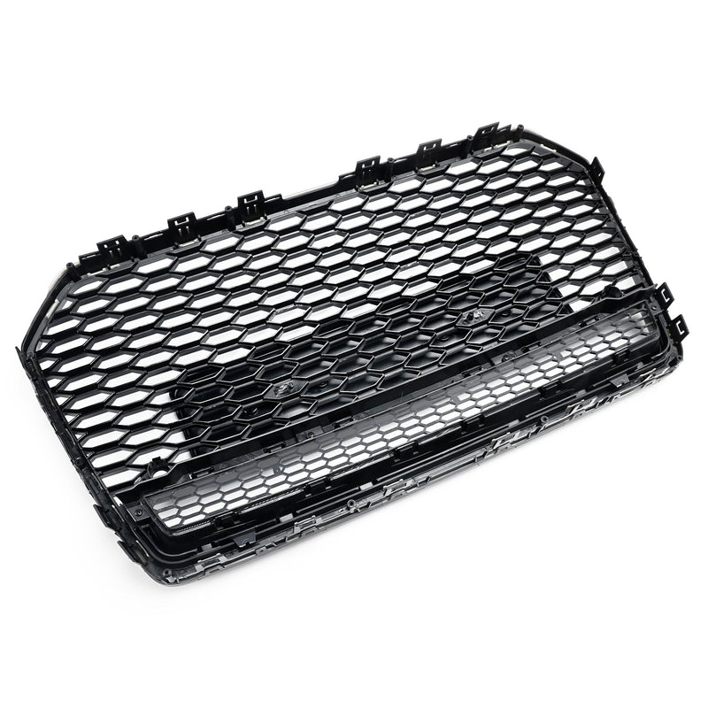 2016-2018 Audi A6 S6 C7 Black RS6 Style Honeycomb Mesh Front Grill
