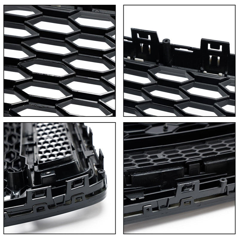 2016-2018 Audi A6 S6 C7 Black RS6 Style Honeycomb Mesh Front Grill