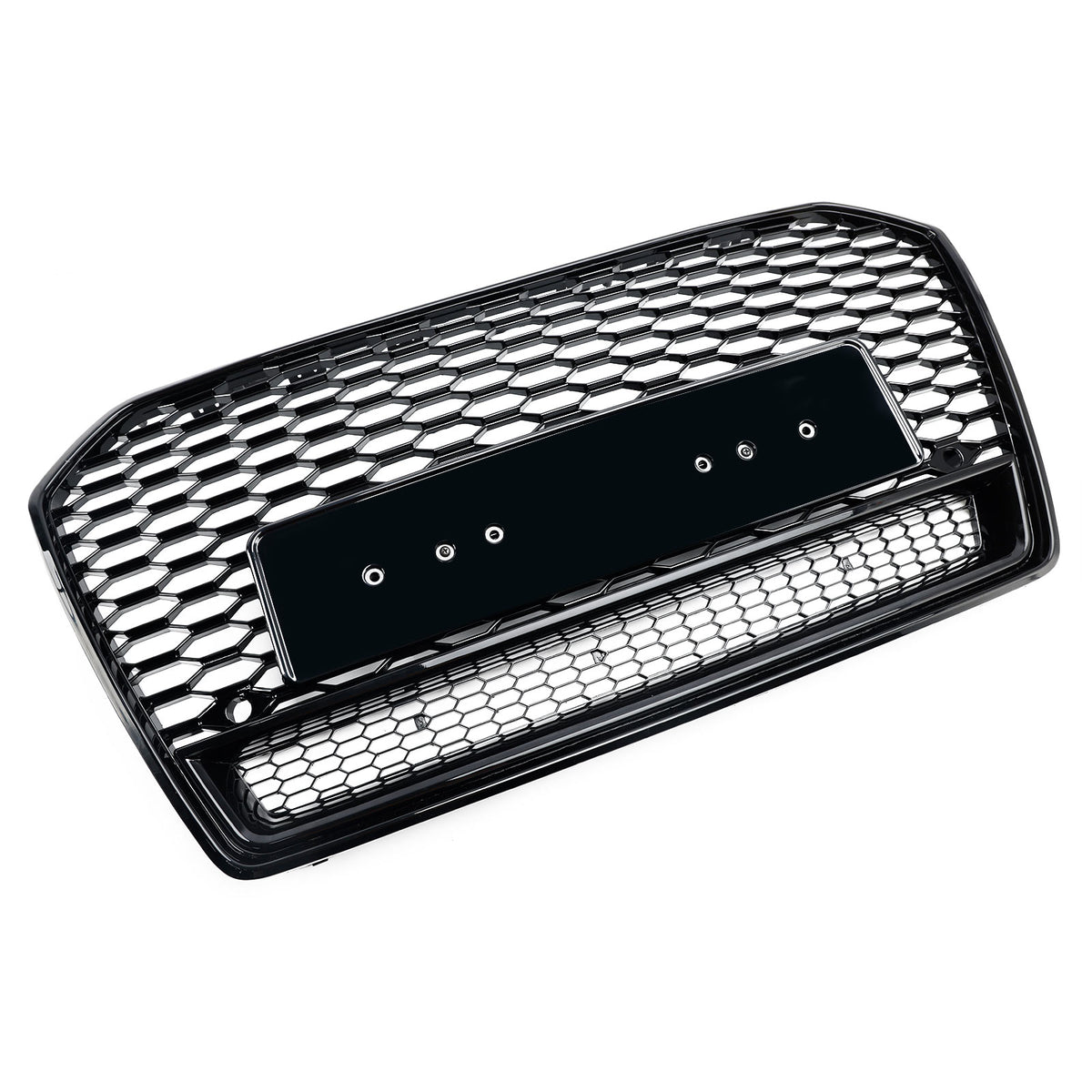 2016-2018 Audi A6 S6 C7 Black RS6 Style Honeycomb Mesh Front Grill