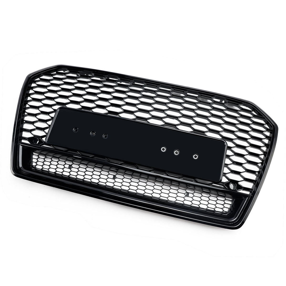 2016-2018 Audi A6 S6 C7 Black RS6 Style Honeycomb Mesh Front Grill