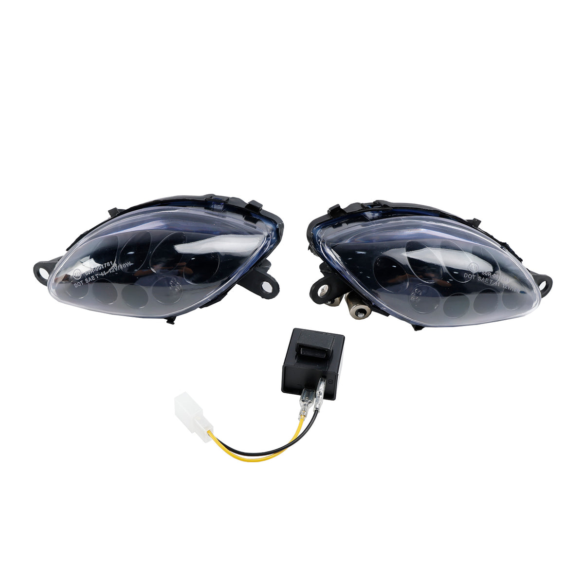 Suzuki Hayabusa GSXR1300 1999-2007 Clear Front Turn Signals