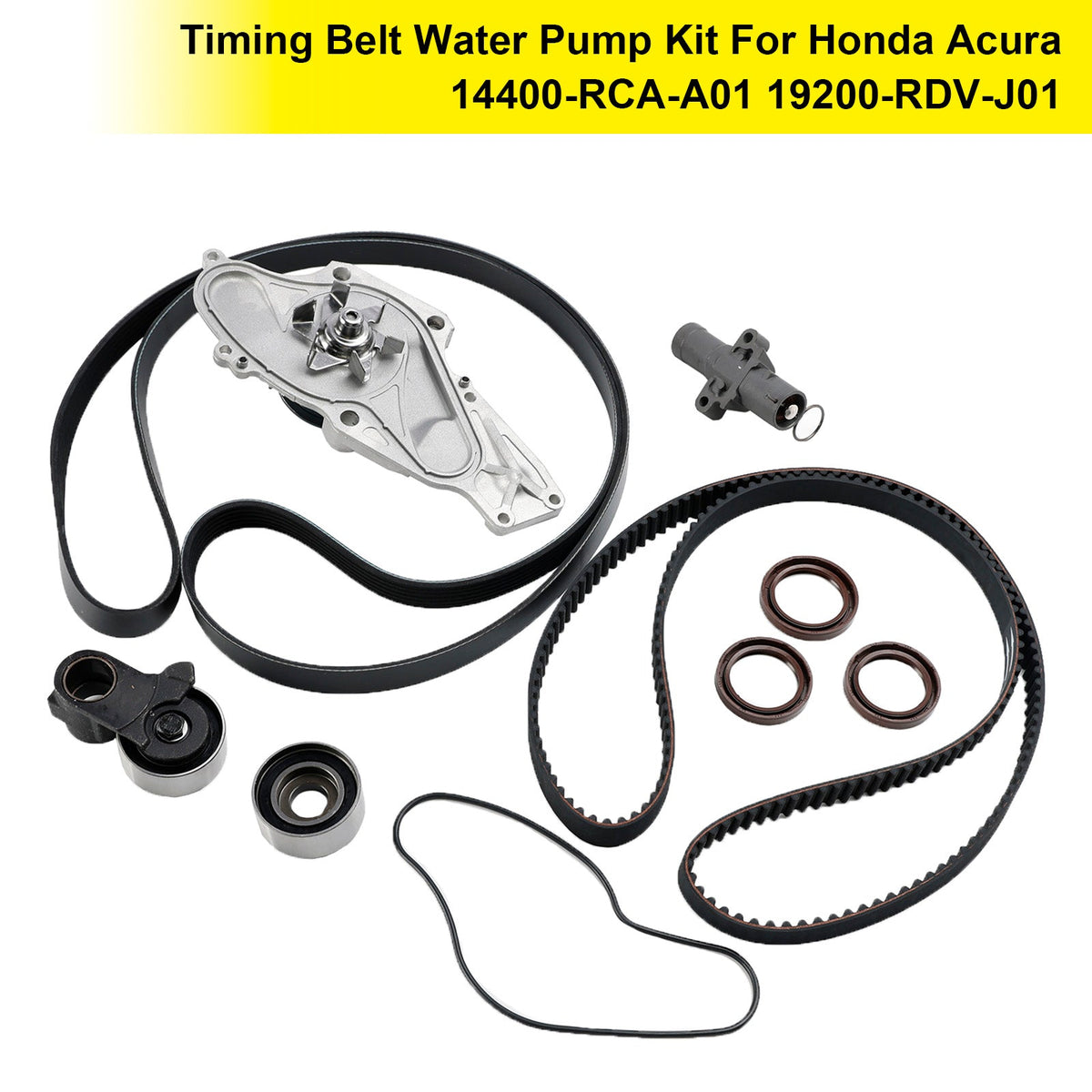 Timing Belt Water Pump Kit For Honda Acura 14400-RCA-A01 19200-RDV-J01