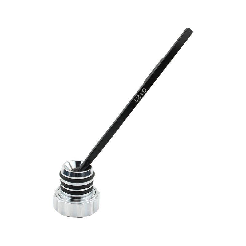 2000-2006 Touring Road King Electra Glide Silver Oil Dipstick Tank Cap Plug 0710-0121