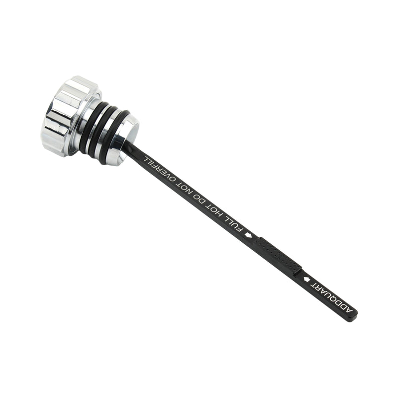 2000-2006 Touring Road King Electra Glide Silver Oil Dipstick Tank Cap Plug 0710-0121