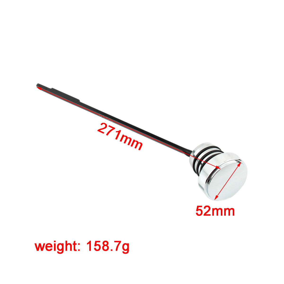1999-2005 Super Glid FXD FXDX FXDL Dyna Silver Oil Dipstick Tank Cap Plug 0710-0150