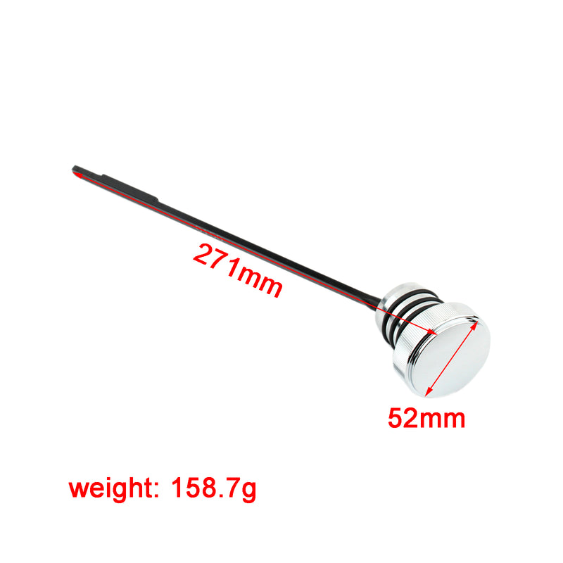 1999-2005 Super Glid FXD FXDX FXDL Dyna Silver Oil Dipstick Tank Cap Plug 0710-0150