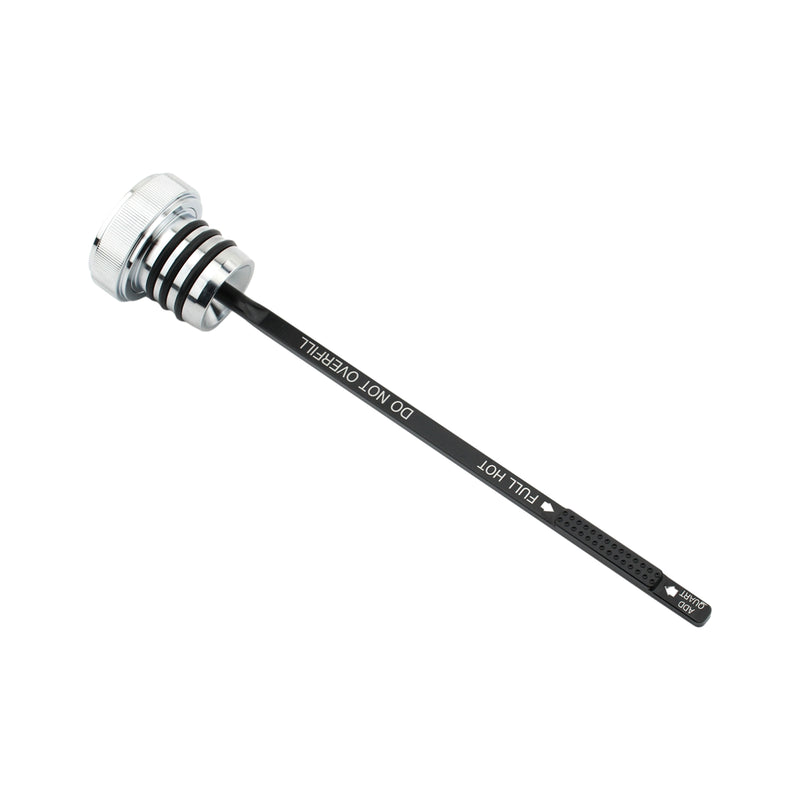 1999-2005 Super Glid FXD FXDX FXDL Dyna Silver Oil Dipstick Tank Cap Plug 0710-0150