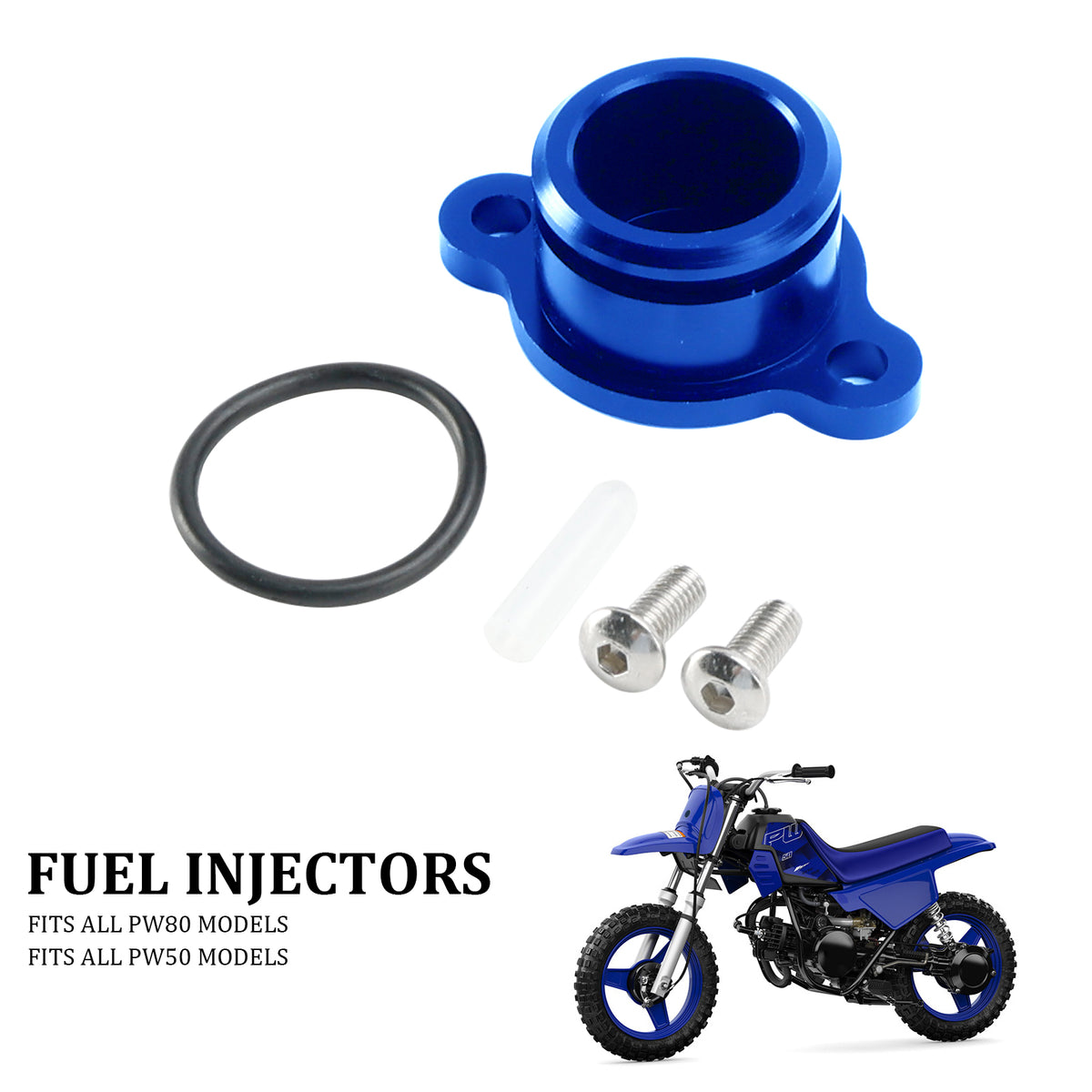 YAMAHA PW50 PW80 ALL Blue Oil Injection Pump Delete Block Off Plug