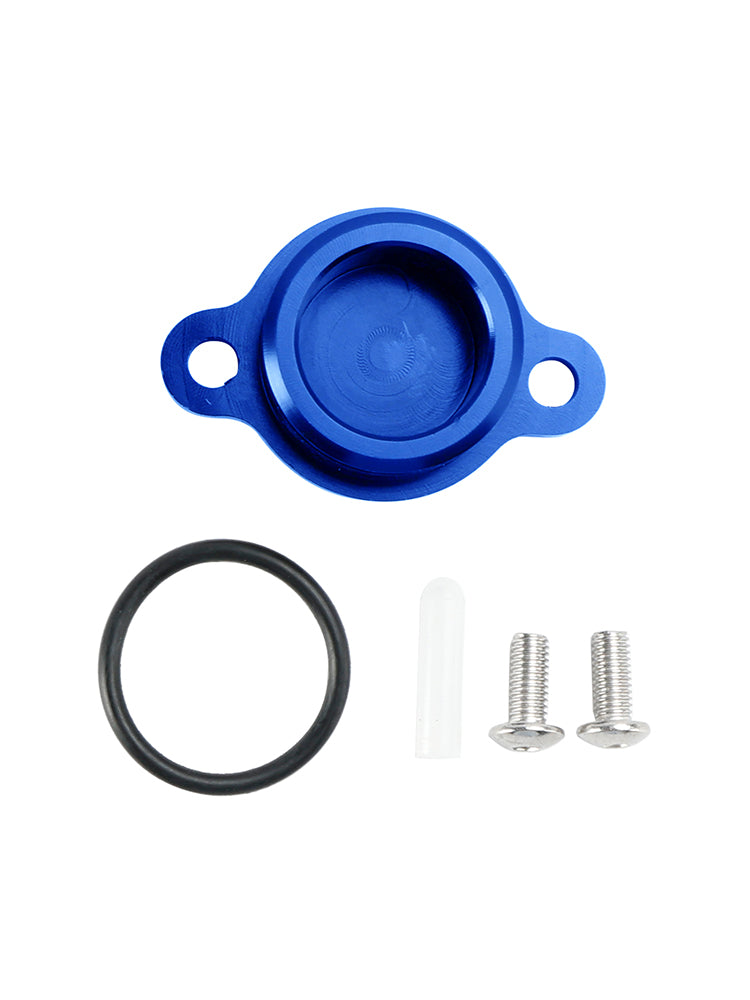 YAMAHA PW50 PW80 ALL Blue Oil Injection Pump Delete Block Off Plug