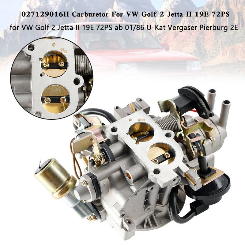 VW Golf 2 Jetta II 19E 72PS 027129016H Carburetor