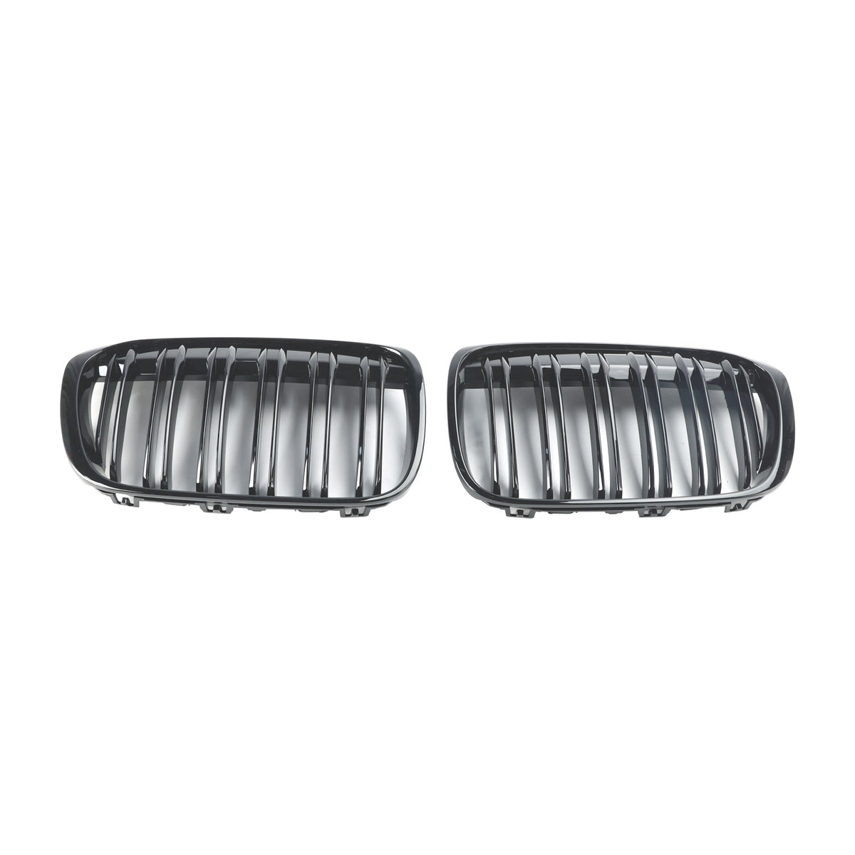 2016-2019 BMW X1 F48 F49 2PCS Gloss Black Front Kidney Grill
