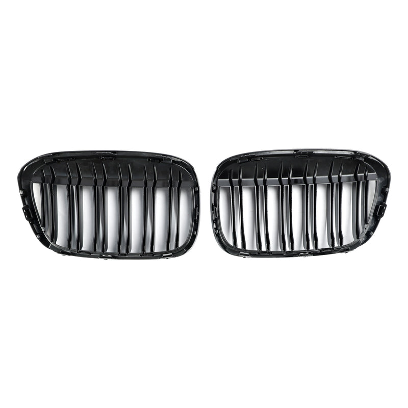 2016-2019 BMW X1 F48 F49 2PCS Gloss Black Front Kidney Grill