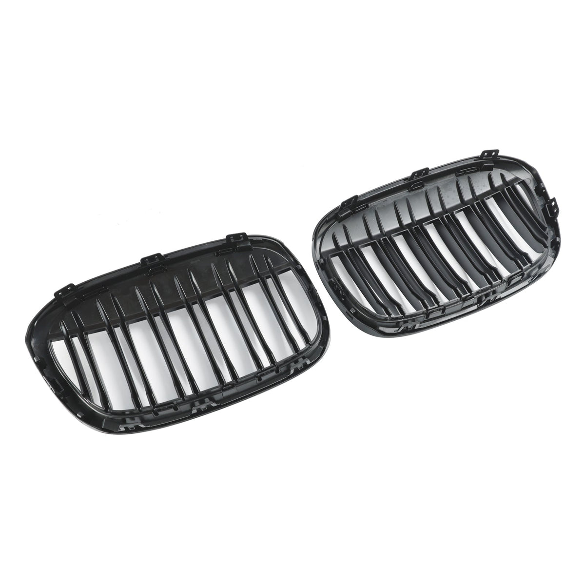 2016-2019 BMW X1 F48 F49 2PCS Gloss Black Front Kidney Grill