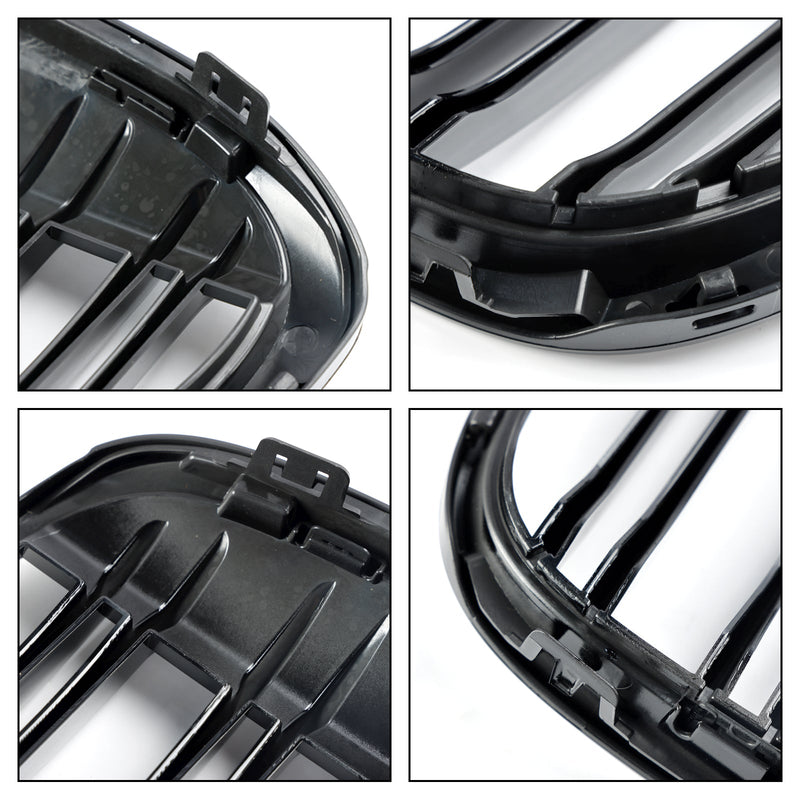 2016-2019 BMW X1 F48 F49 2PCS Gloss Black Front Kidney Grill