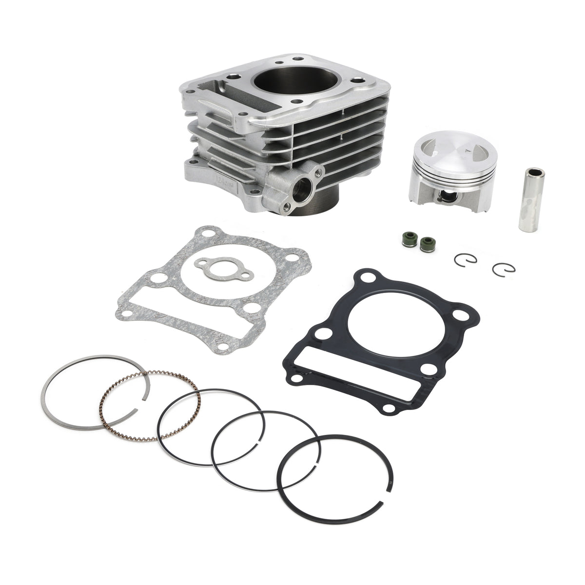 Suzuki EN125 GS125 GZ125 DR125 150cc Cylinder w/SLS Flat Piston Gaskets Kit