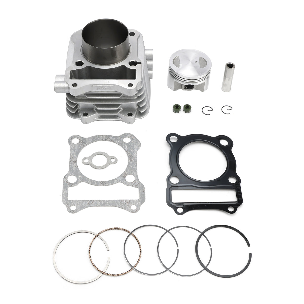 Suzuki EN125 GS125 GZ125 DR125 150cc Cylinder w/SLS Flat Piston Gaskets Kit