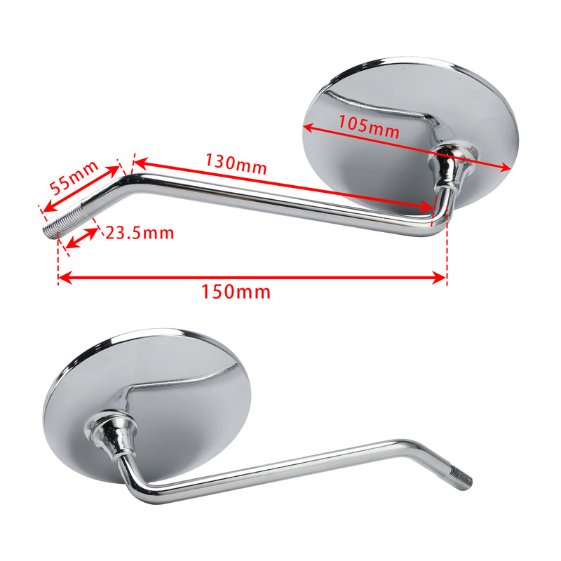 Honda CT CL CB MT SL ST XL 1970-750 cc 88220-329-730 88210-329-730 Mirror Set