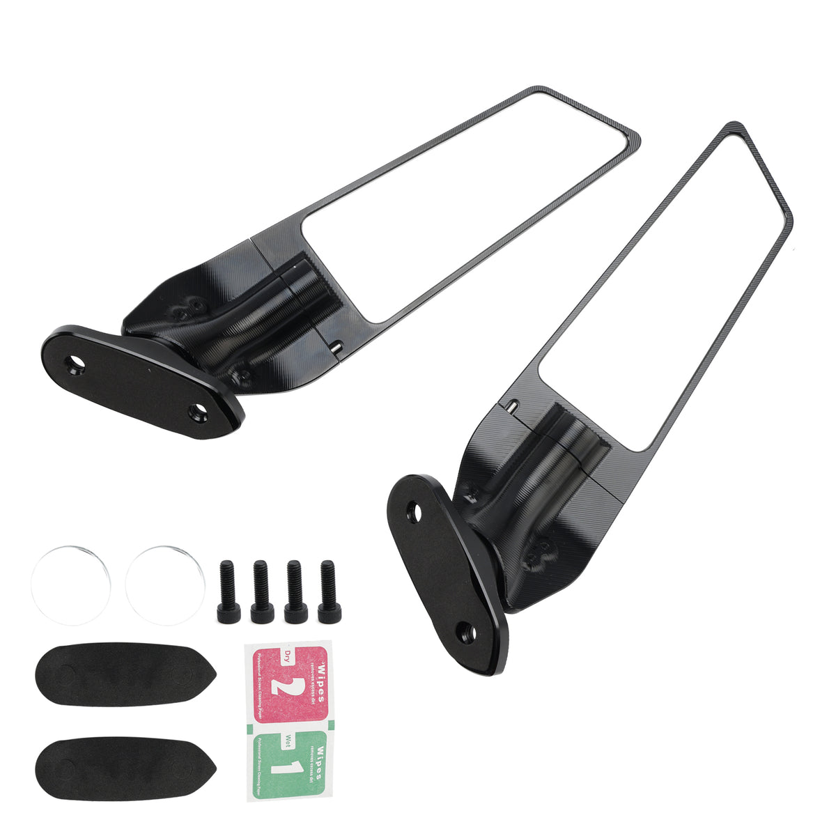 Yamaha YZF R3 YZF-R3 2019-2023 CNC Aluminum Winglet Mirrors