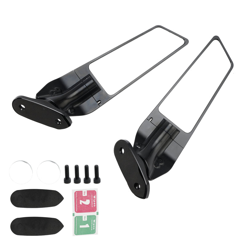 Yamaha YZF R3 YZF-R3 2019-2023 CNC Aluminum Winglet Mirrors