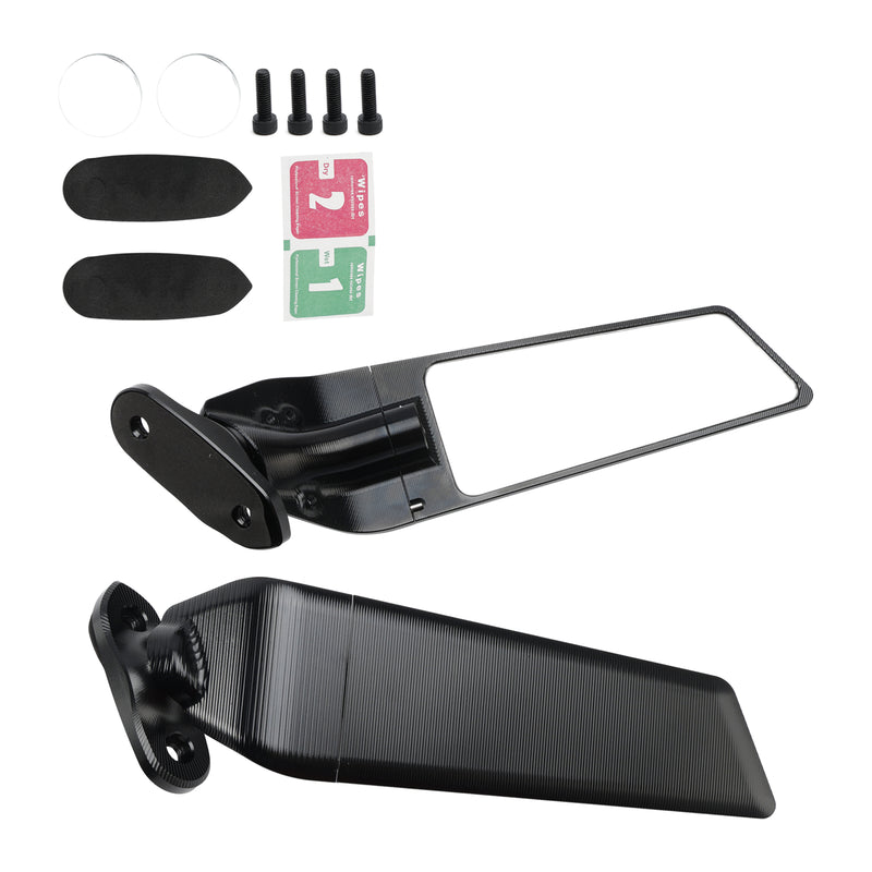 Yamaha YZF R3 YZF-R3 2019-2023 CNC Aluminum Winglet Mirrors