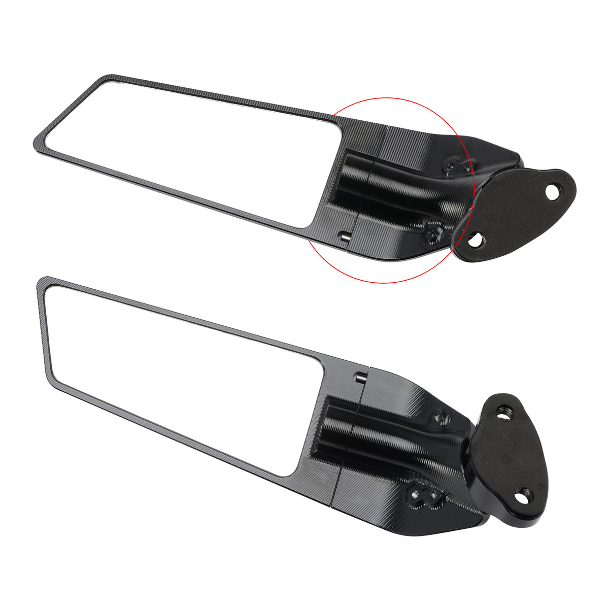 Yamaha YZF R3 YZF-R3 2019-2023 CNC Aluminum Winglet Mirrors
