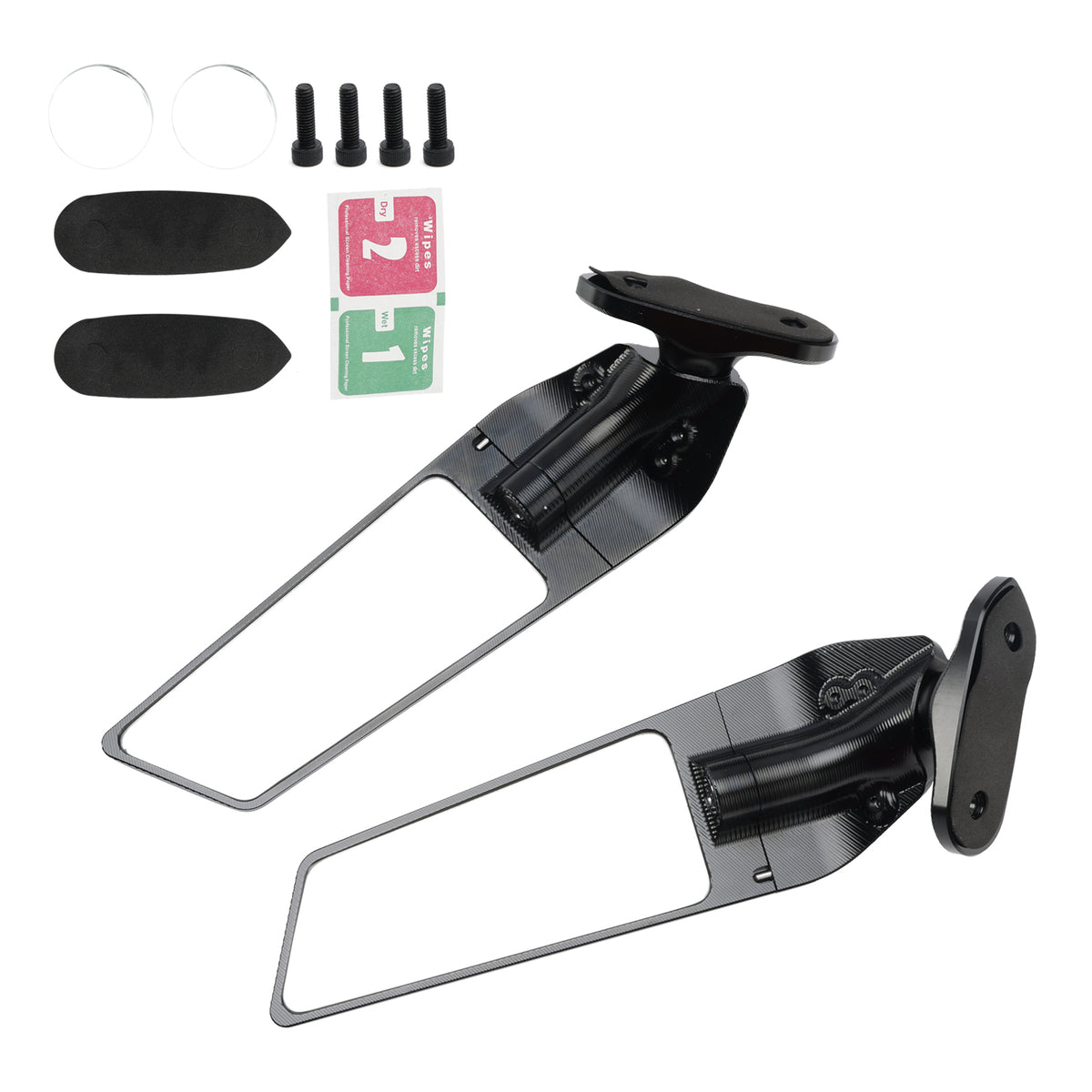 Yamaha YZF R3 YZF-R3 2019-2023 CNC Aluminum Winglet Mirrors
