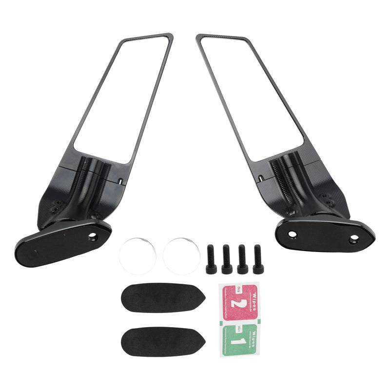 Yamaha YZF R3 YZF-R3 2019-2023 CNC Aluminum Winglet Mirrors