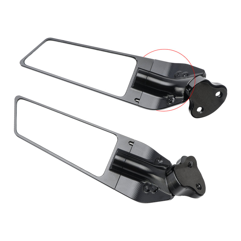 BMW S 1000 RR S1000RR 2009-2018 CNC Aluminum Winglet Mirror Wing Mirror