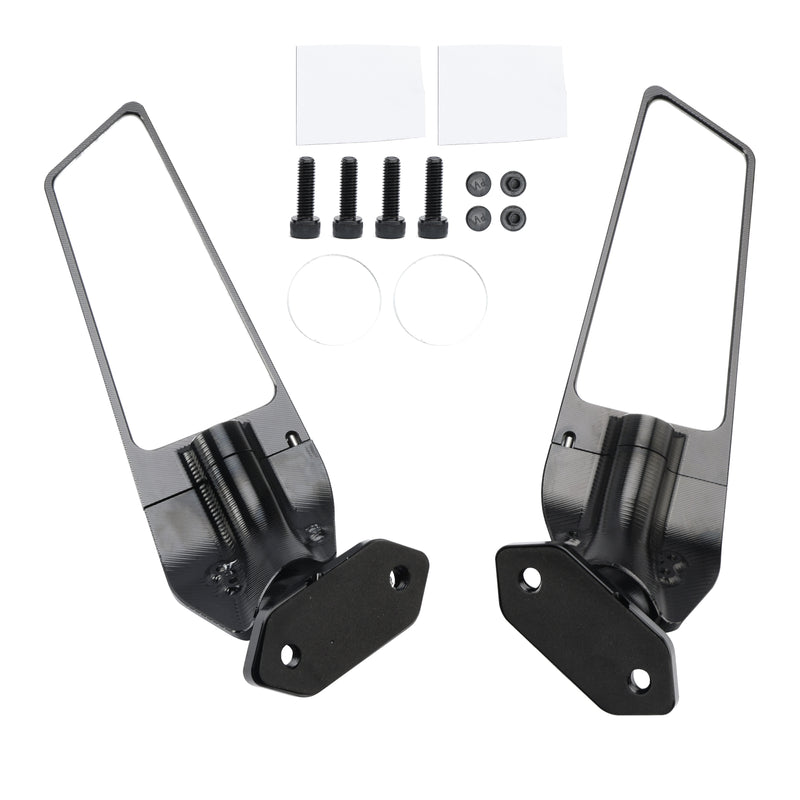 Kawasaki Ninja 400 650 2018-2024 CNC Aluminum Winglet Mirror Wing Mirror