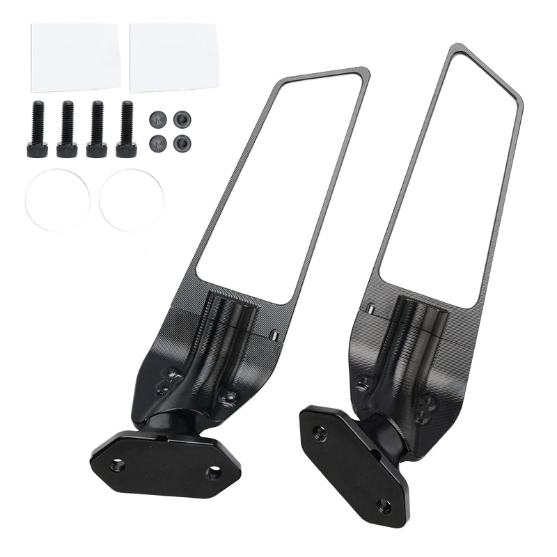 Kawasaki Ninja 400 650 2018-2024 CNC Aluminum Winglet Mirror Wing Mirror