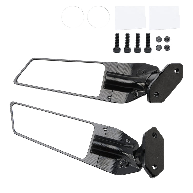Kawasaki Ninja 400 650 2018-2024 CNC Aluminum Winglet Mirror Wing Mirror