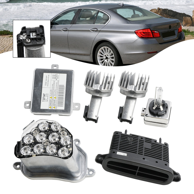 2011-2013 BMW 5 Series 528i 535i Xenon Ballast Bulb LED Module Diode Kit RH