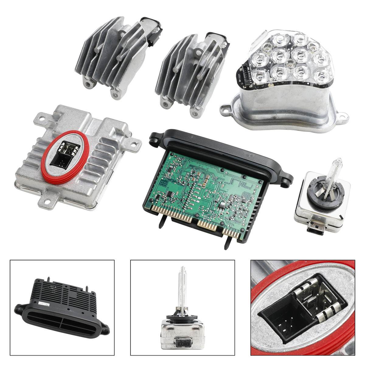 2011-2013 BMW 5 Series 528i 535i Xenon Ballast Bulb LED Module Diode Kit RH