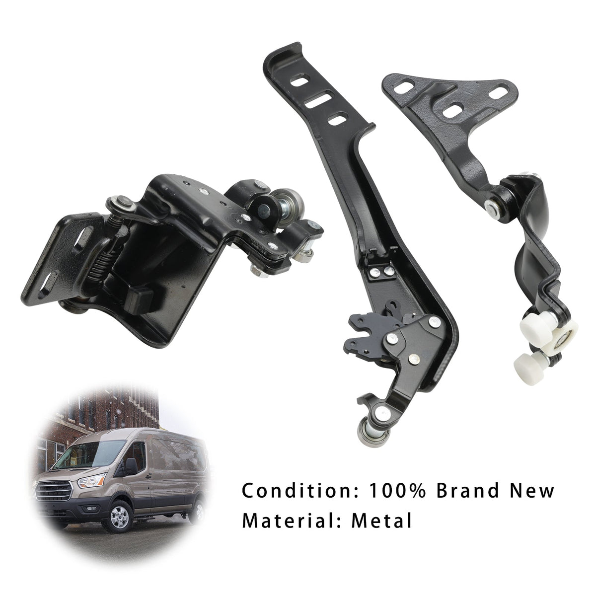 2015-2019 Transit 150 250 350 3PCS Right Side Sliding Door Hinge Roller BK3Z1525028A