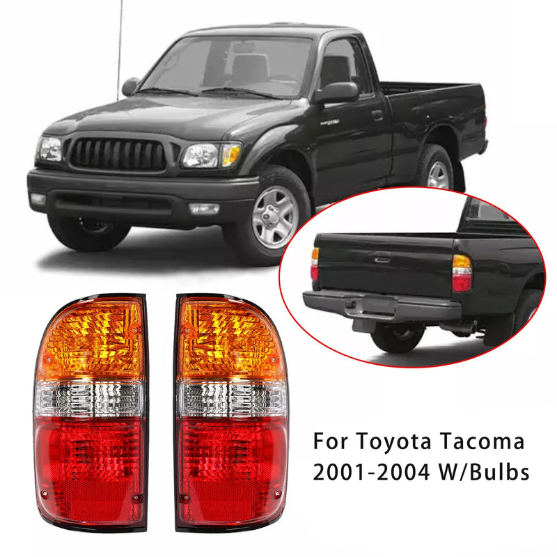 Toyota Tacoma 2001-2004 2PCS Rear Tail Lights Lamps W/Bulbs