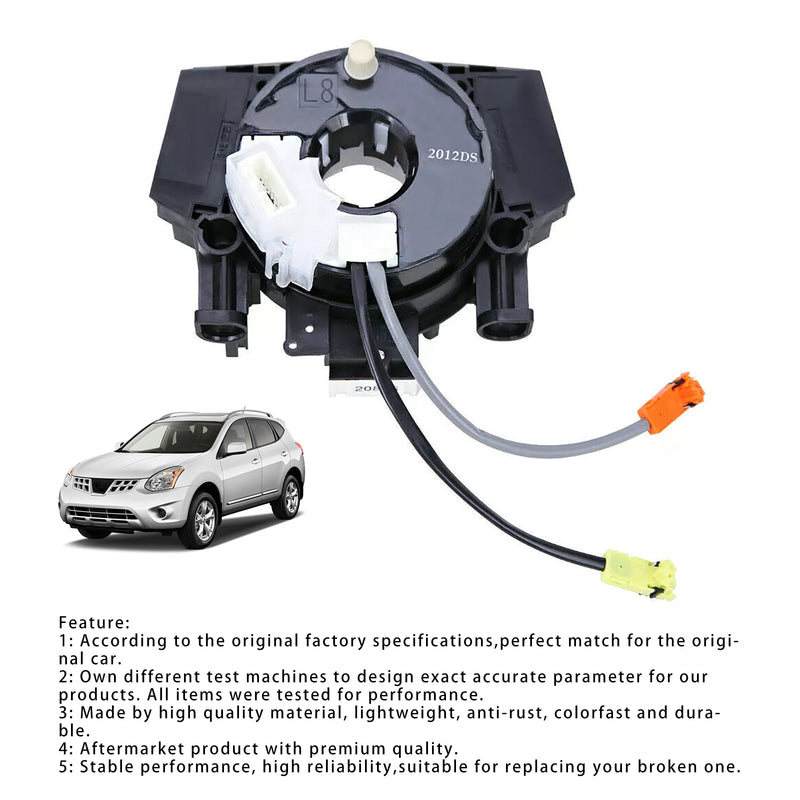 NISSAN ROGUE 2.5L 2008-2015 Clock Spring B5567-CB69D
