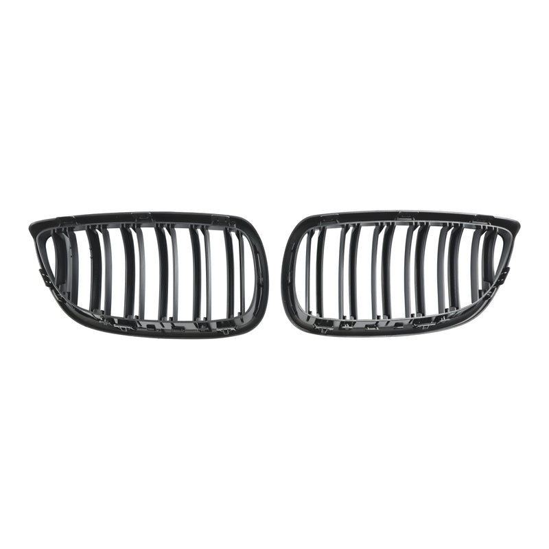 2007-2010 BMW Coupe E93 Convertible Gloss Black Front Kidney Grill 51137157277 51137157278
