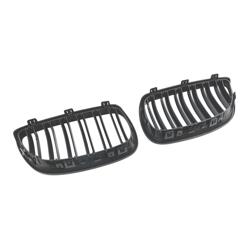 BMW E92 E93 328i 335i 2006-2010 2DR Gloss Black Front Kidney Grill 51137157277 51137157278