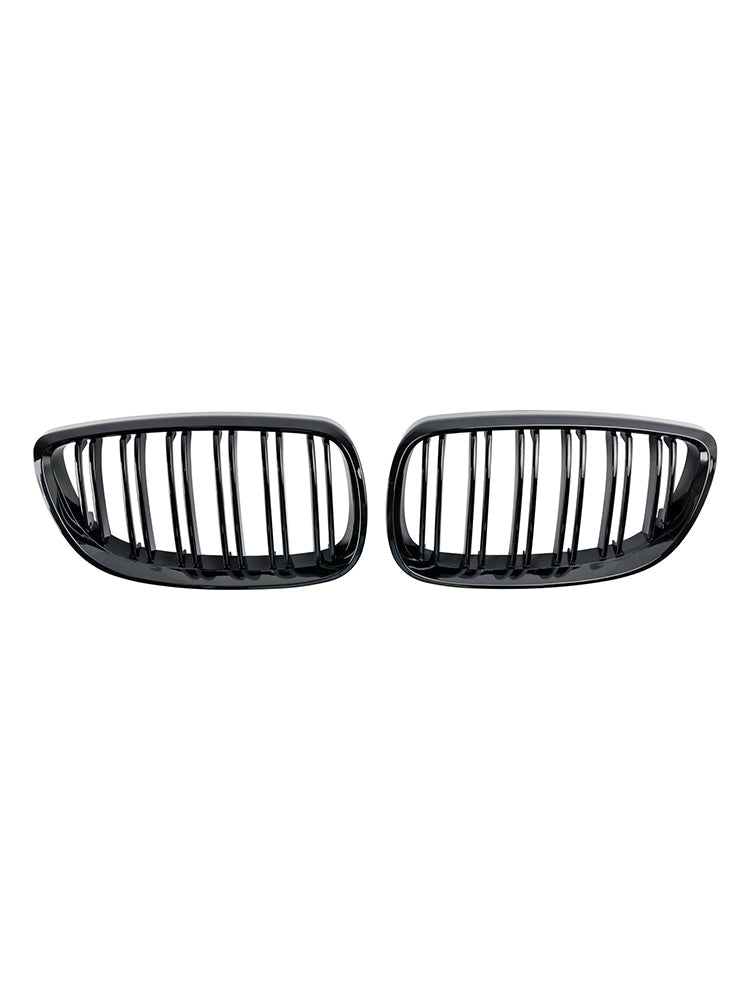 BMW E92 E93 328i 335i 2006-2010 2DR Gloss Black Front Kidney Grill 51137157277 51137157278