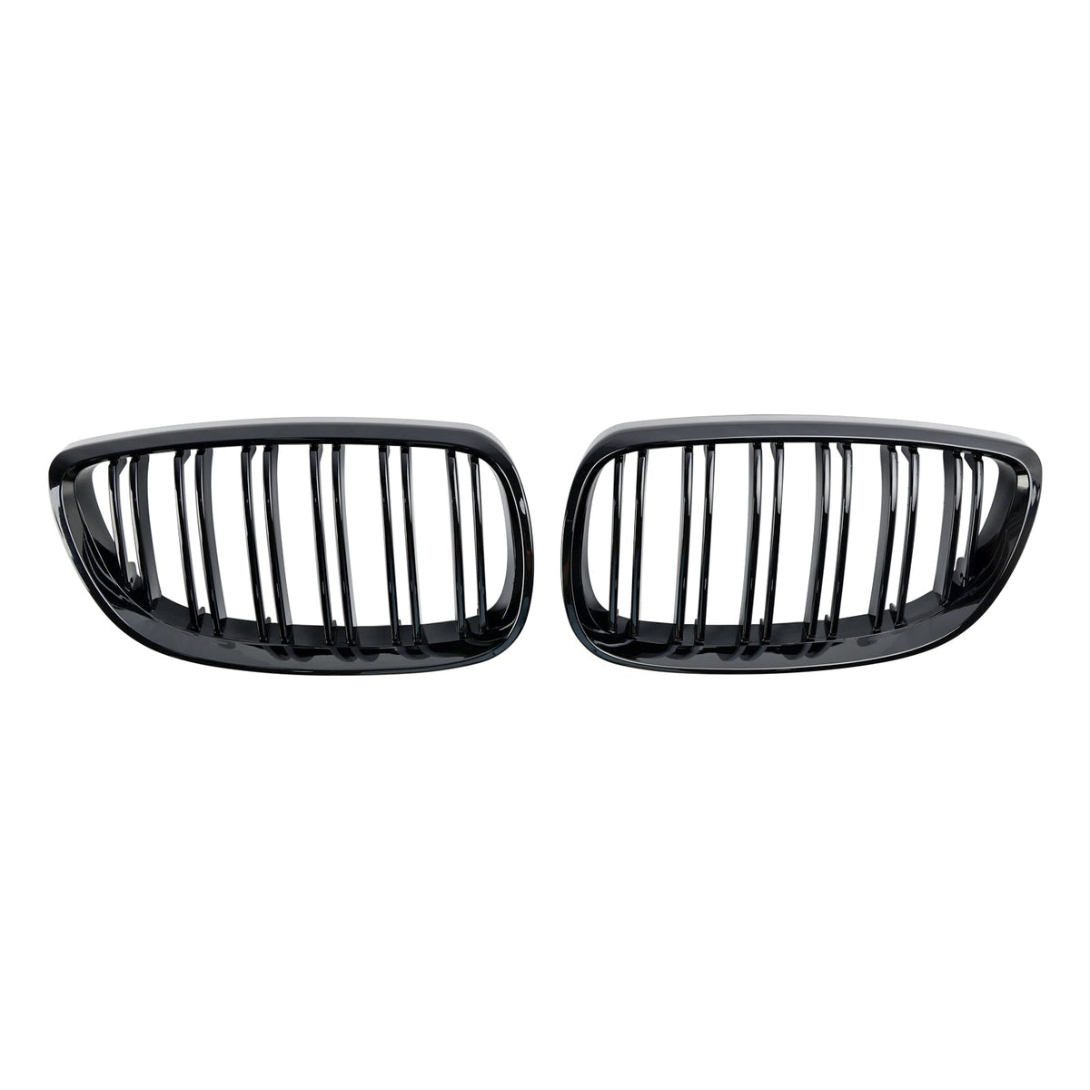 BMW E92 E93 328i 335i 2006-2010 2DR Gloss Black Front Kidney Grill 51137157277 51137157278