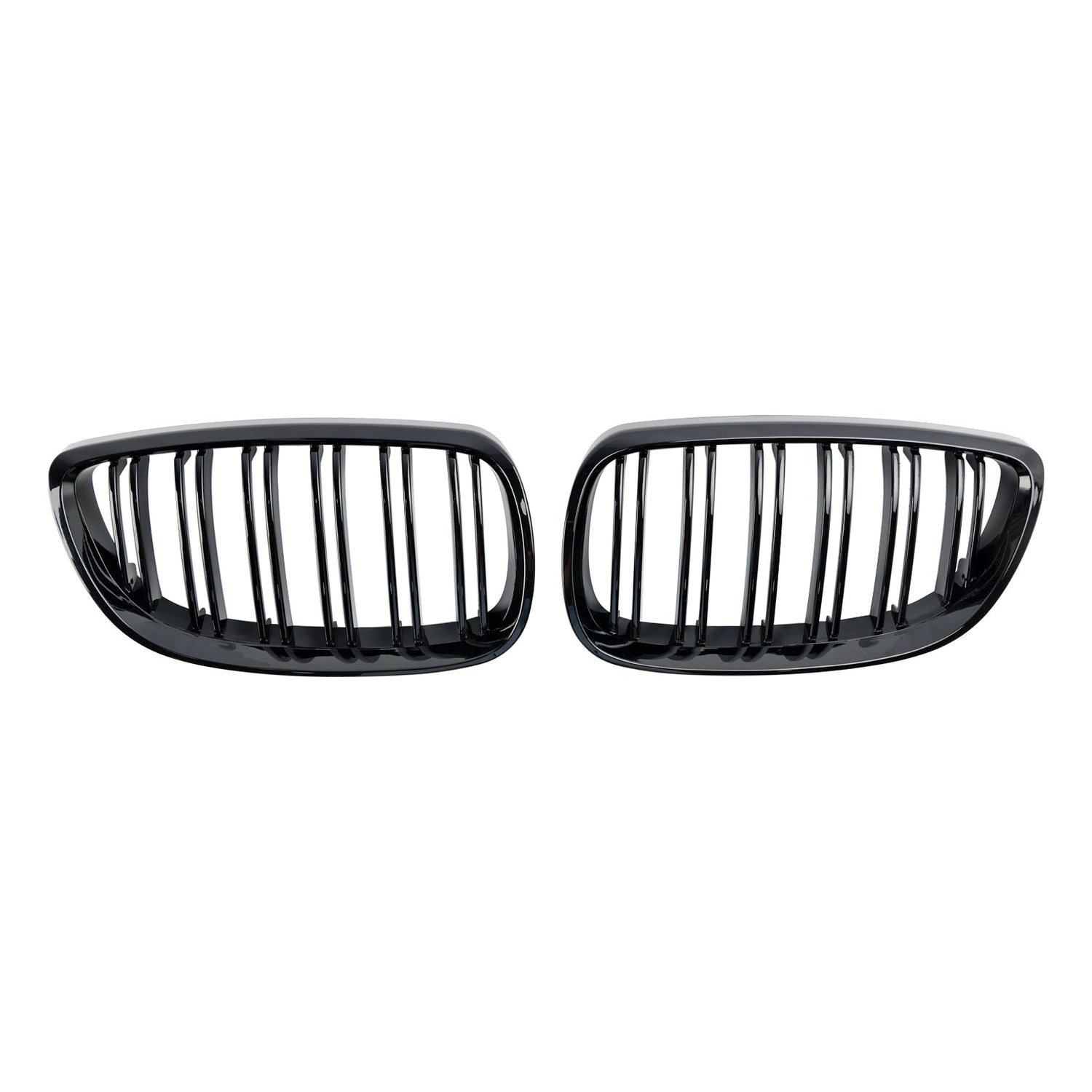 BMW E92 E93 328i 335i 2006-2010 2DR Gloss Black Front Kidney Grill 51137157277 51137157278