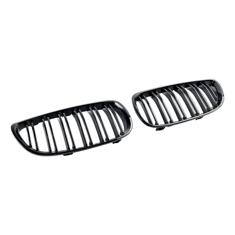 2007-2010 BMW Coupe E93 Convertible Gloss Black Front Kidney Grill 51137157277 51137157278