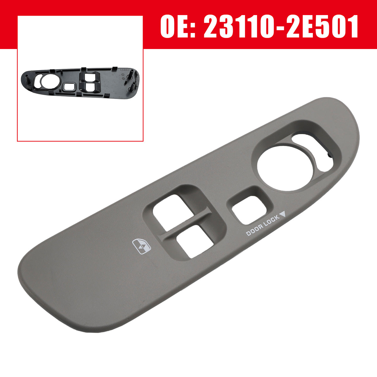 2003-2008 Dodge Ram Driver Side Window Switch Bezel Cab 5HZ70WL5AE