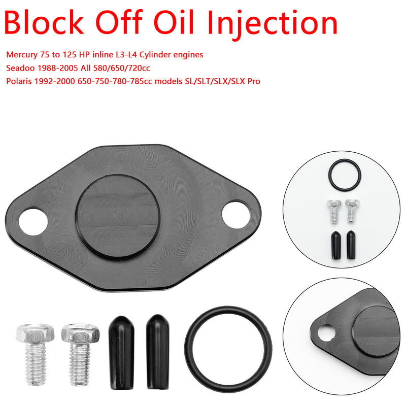 Mercury 1975-1990-100-115-125 HP Seadoo 1988-2005 420212 Block Off Oil Injection