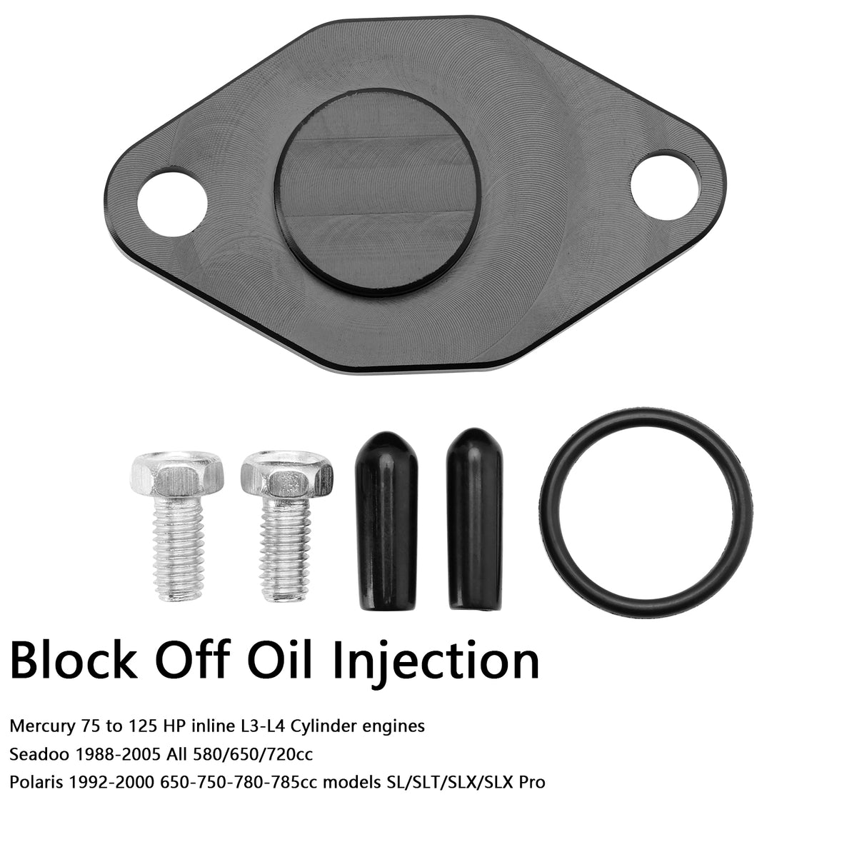 Mercury 1975-1990-100-115-125 HP Seadoo 1988-2005 420212 Block Off Oil Injection