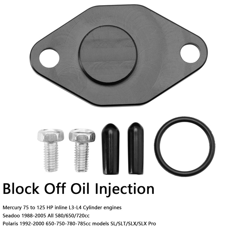 Mercury 1975-1990-100-115-125 HP Seadoo 1988-2005 420212 Block Off Oil Injection